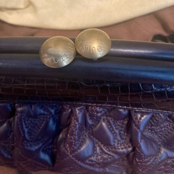 ***RARE***Louis Vuitton Alligator-Trimmed Vienna Sac Fermoir MM Handle Bag - Picture 13 of 16